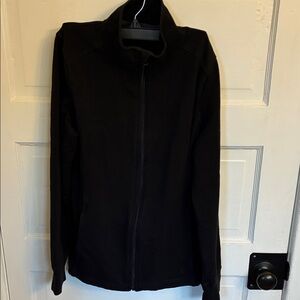 234 Danskin Black Zip-Up Bomber Jacket